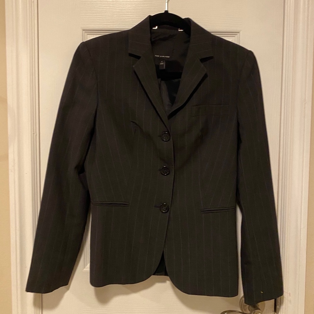 pinstripe blazer